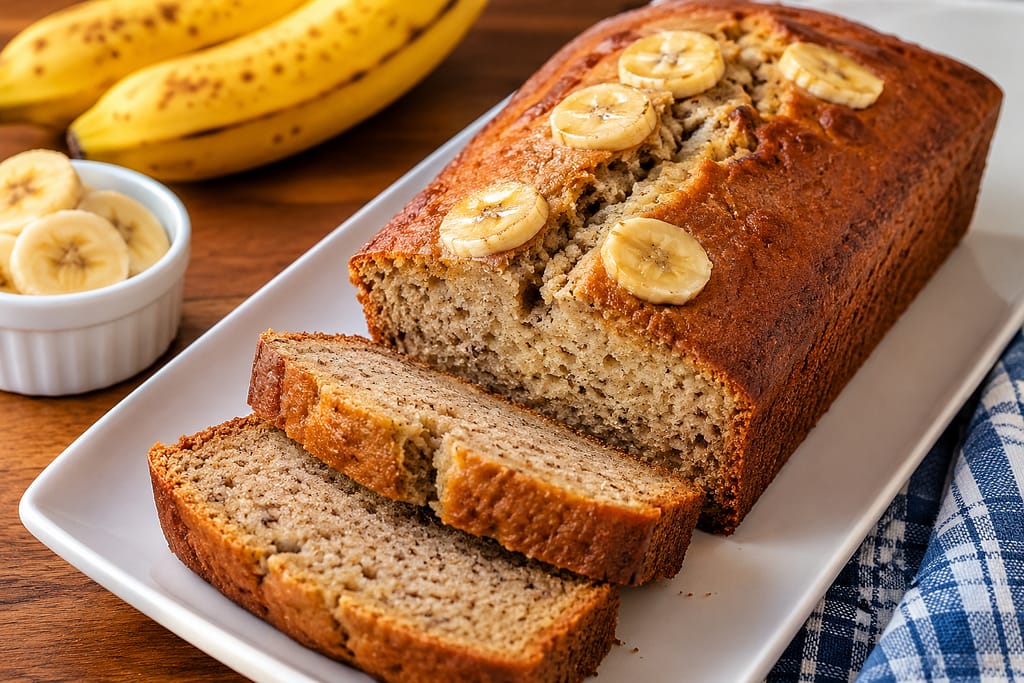easy banana bread recipe without Mixer