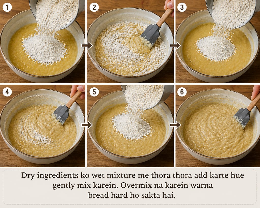 easy banana bread recipe without Mixer