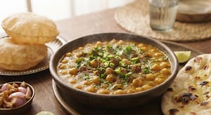 Lahori Chana Recipe: Garnish aur serving ka final step."