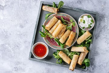 crispy chicken spring roll