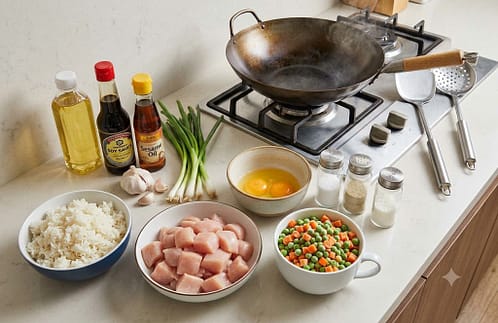 Easy & Delicious: Chicken Fried Rice (Western Style)